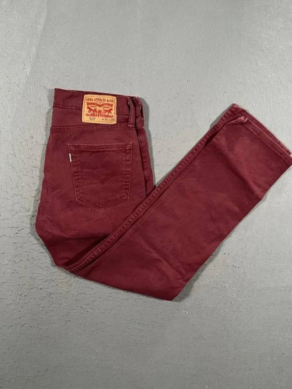 Levi’s 513 Pink Slim Straight Denim Jeans W30 L30